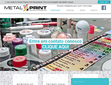 Tablet Screenshot of metalprint.ind.br